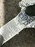 Unbranded 100% Polyester Paisley Gray Blue Long Sleeve Blouse Size XS - photo 8