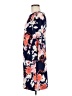 Eliza J Floral Blue Casual Dress Size 8 - photo 5