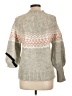 Design History Hearts Gray Turtleneck Sweater Size L - photo 2