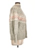 Design History Hearts Gray Turtleneck Sweater Size L - photo 4