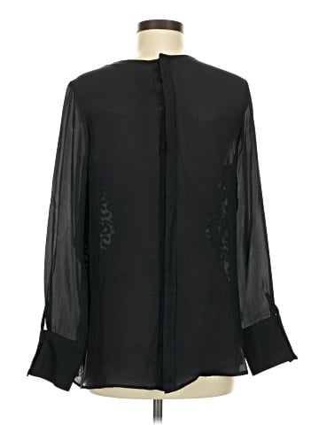 Hunter Bell Long Sleeve Silk Top (view 2)