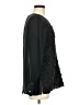 Hunter Bell 100% Silk Black Long Sleeve Silk Top Size M - photo 4