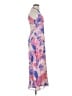 Lulus 100% Polyester Print Purple Cocktail Dress Size S - photo 4