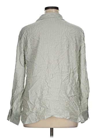 Alexander Jordan 3/4 Sleeve Button-Down Shirt (view 2)