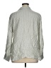 Alexander Jordan Stripes Silver 3/4 Sleeve Button-Down Shirt Size 1X - photo 2