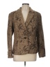 Coldwater Creek Print Brown Blazer Size 12 - photo 1