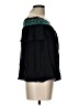 Xhilaration Teal Black Sleeveless Blouse Size L - photo 4