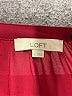 Ann Taylor LOFT 100% Polyester Burgundy Long Sleeve Blouse Size XL - photo 7