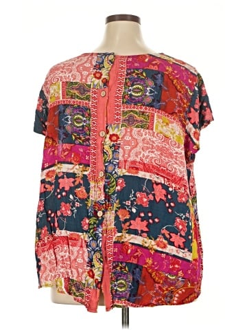 Jones & Co Short Sleeve Blouse (view 2)