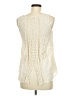 Blu Pepper 100% Rayon Ivory Sleeveless Blouse Size M - photo 2