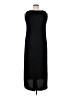 Studio 1 100% Polyester Solid Black Casual Dress Size 14 - photo 2