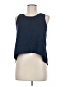 Shein 100% Polyester Blue Sleeveless Top Size 6 - photo 1