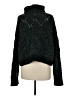 Pol 100% Polyester Tweed Green Turtleneck Sweater Size M - photo 2