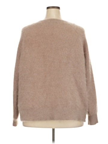 Flat White Pullover Sweater (view 2)