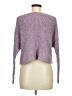American Eagle Outfitters Tweed Purple Pullover Sweater Size M - photo 2