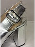 Prada Metallic Silver Sandals Size EU 35 - photo 3