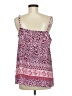 CAbi 100% Polyester Red Sleeveless Blouse Size M - photo 2