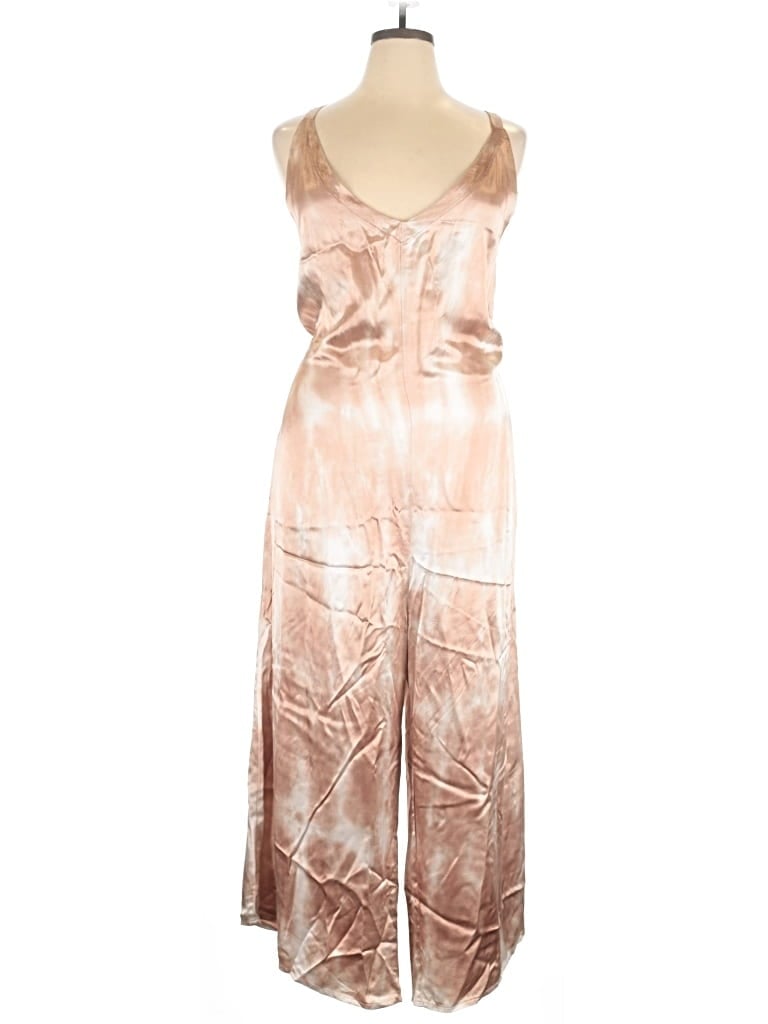 Pre-owned Lacausa Jumpsuit In Tan