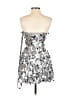 Extro&Vert Metallic Silver Cocktail Dress Size UK 6 / US 2 - photo 2