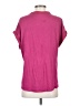 Pleione 100% Polyester Pink Short Sleeve Blouse Size S - photo 2