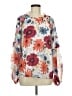 Fate Orange 3/4 Sleeve Blouse Size M - photo 1
