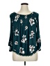 LUQ Teal 3/4 Sleeve Blouse Size XL - photo 1
