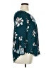LUQ Teal 3/4 Sleeve Blouse Size XL - photo 4