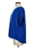 Perseption Concept 100% Polyester Blue Short Sleeve Blouse Size M - photo 5