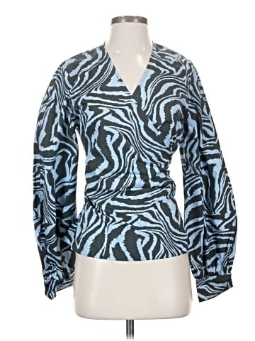 Ganni Long Sleeve Blouse (view 1)