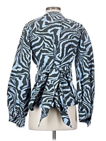 Ganni Long Sleeve Blouse (view 2)