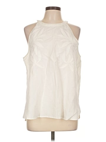 Ann Taylor Factory Sleeveless T-Shirt (view 1)