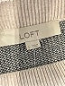 Ann Taylor LOFT 100% Cotton Plaid Tan Pullover Sweater Size L - photo 7
