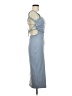 Unbranded Solid Blue Cocktail Dress Size M - photo 4