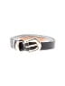 Unbranded Silver Black Belt Size XXS - Med - photo 1