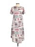 Lularoe Print Gray Casual Dress Size XS - photo 2