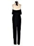 Madewell 100% Viscose Solid Black Apron Ruffle Jumpsuit Size XS - photo 2