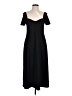 ABLE Solid Black Casual Dress Size L - photo 1