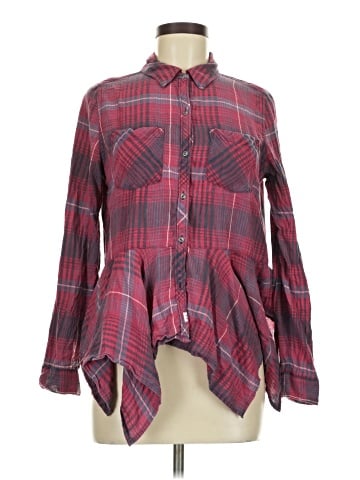 Melrose and Market Long Sleeve Button-Down Shirt (view 1)