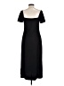 ABLE Solid Black Casual Dress Size L - photo 2