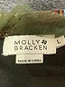 Molly Bracken 100% Polyester Brown Long Sleeve Blouse Size L - photo 7