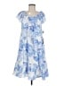 Sandra Darren Blue Casual Dress Size M - photo 1