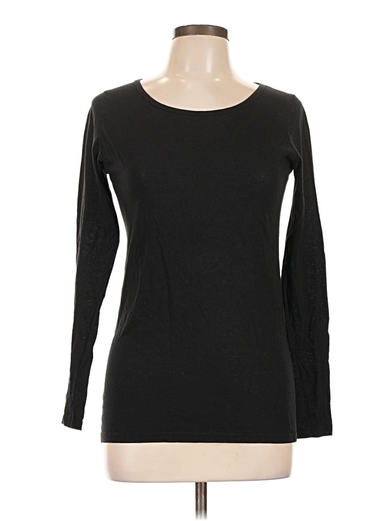 Pre-owned Assorted Brands Long Sleeve T-shirt In Black