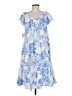 Sandra Darren Blue Casual Dress Size M - photo 2