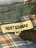 Rivet & Thread Plaid Blue 3/4 Sleeve Button-Down Shirt Size M - photo 7
