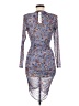Aqua 100% Polyester Blue Cocktail Dress Size M - photo 2