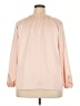 LC Lauren Conrad 100% Polyester Pink Long Sleeve Blouse Size XXL - photo 2