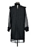 I. Madeline 100% Polyester Chevron-herringbone Black Casual Dress Size M - photo 2