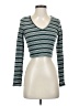 Shein Teal Long Sleeve Top Size 4 - photo 1