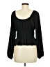 Sincerely Jules 100% Polyester Black Long Sleeve Blouse Size M - photo 2
