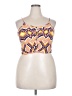 Xhilaration 100% Rayon Orange Sleeveless Blouse Size XXL - photo 1